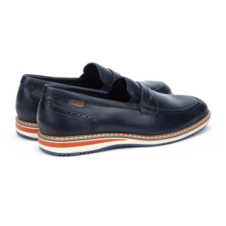 Men's Pikolinos AVILA Moccasins Blue | NZ P782105